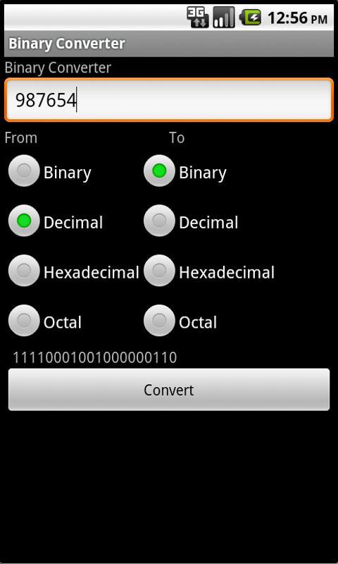 Binary Converter截图2