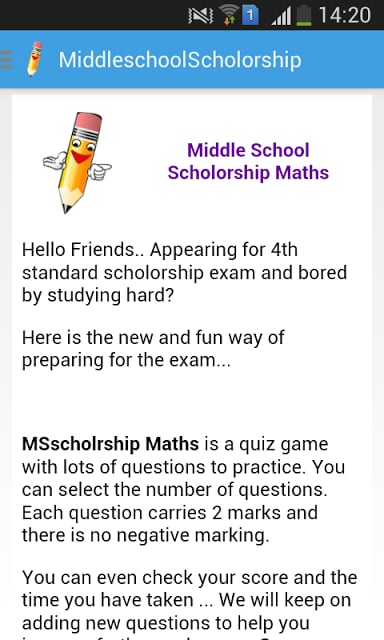 MSScholarship Maths Free截图1