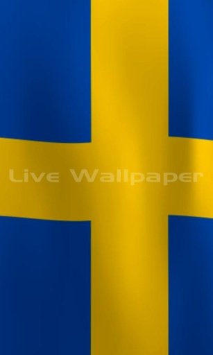 Sweden Flag LWP Free截图2