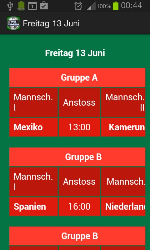 Fussball WM 2014 Spielpl...截图3