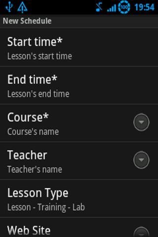 Lessons Schedule截图1