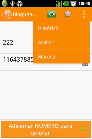 Bloqueador Chamadas Droid截图2