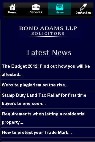 Bond Adams LLP Solicitor...截图2