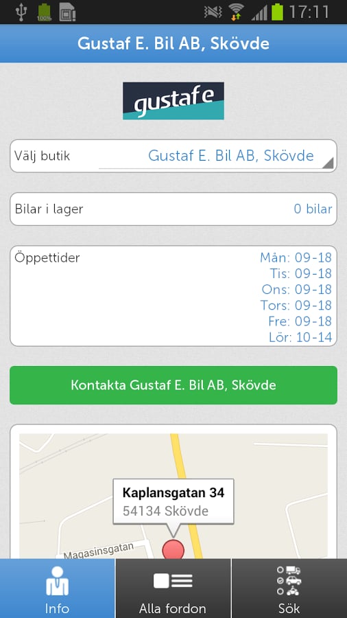 Gustaf E Bil AB截图3