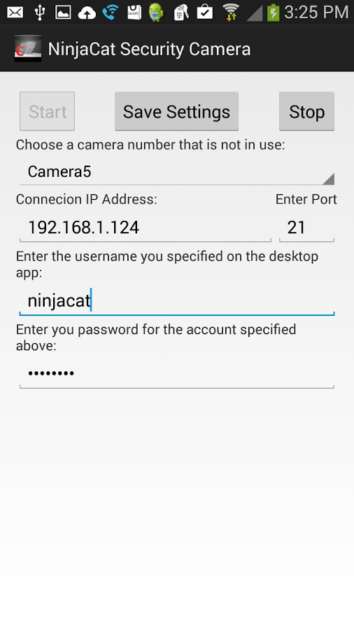 NinjaCat Security Camera截图3