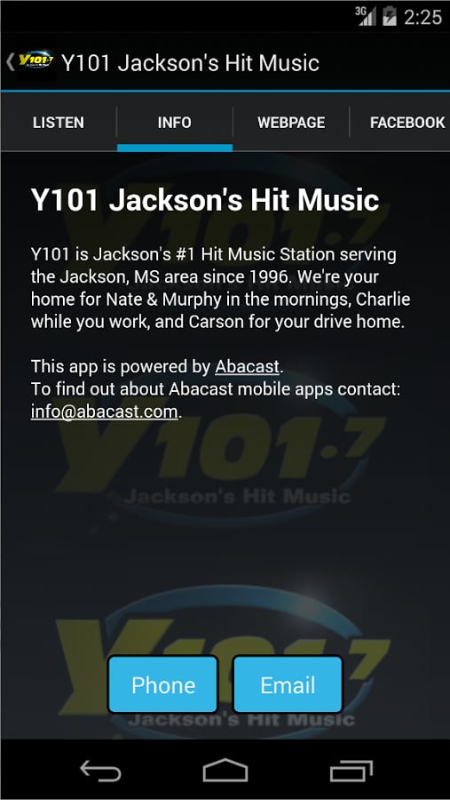 Y101 Jackson's Hit Music截图2