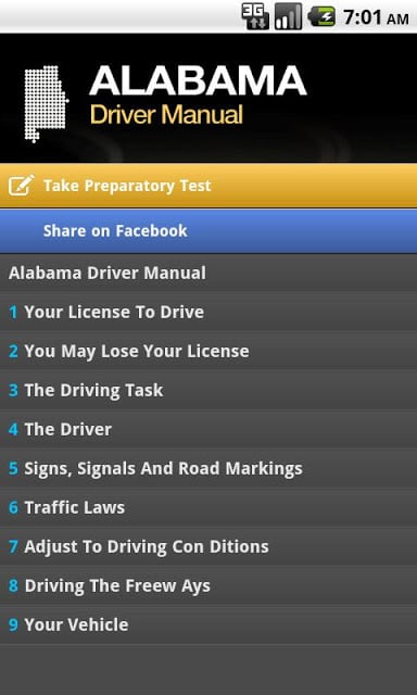 Alabama Driver Manual Free截图1