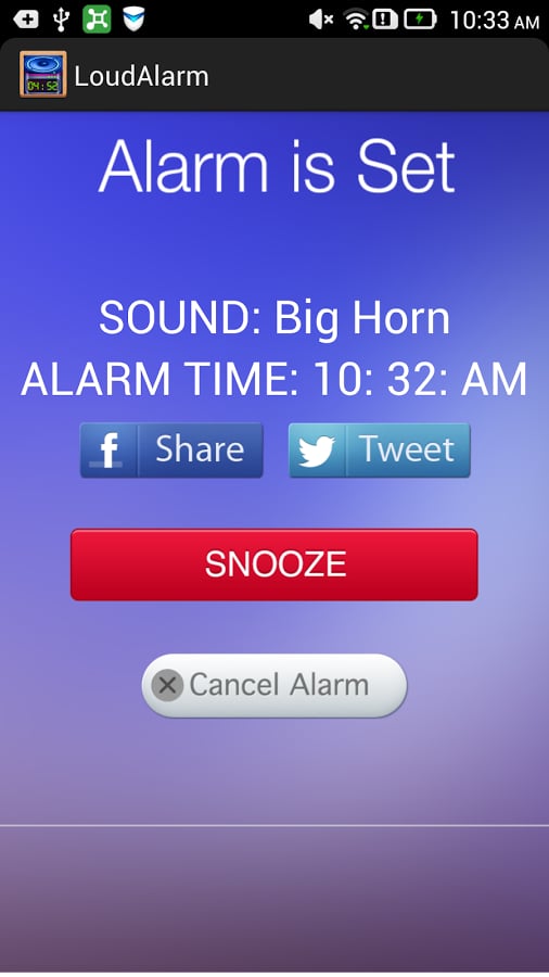 Loud Alarm Clock with Sn...截图2