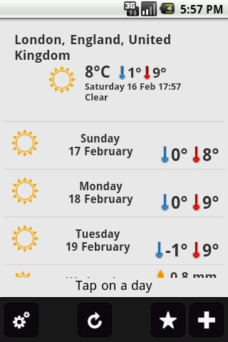 Simple Weather Forecast ...截图3