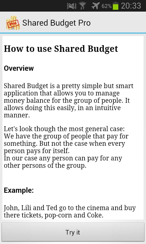 Shared Budget Pro截图2