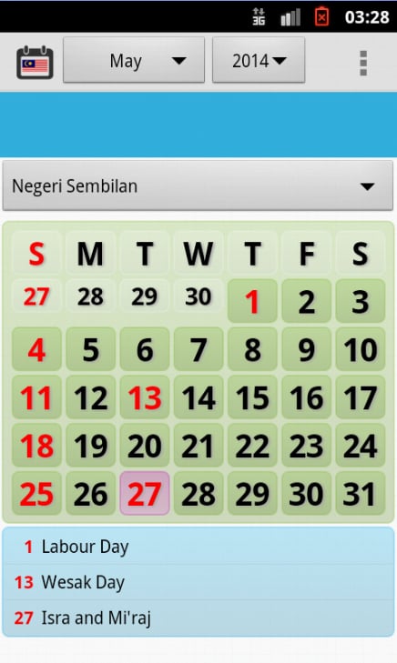 Kalendar Malaysia 2015 -...截图7