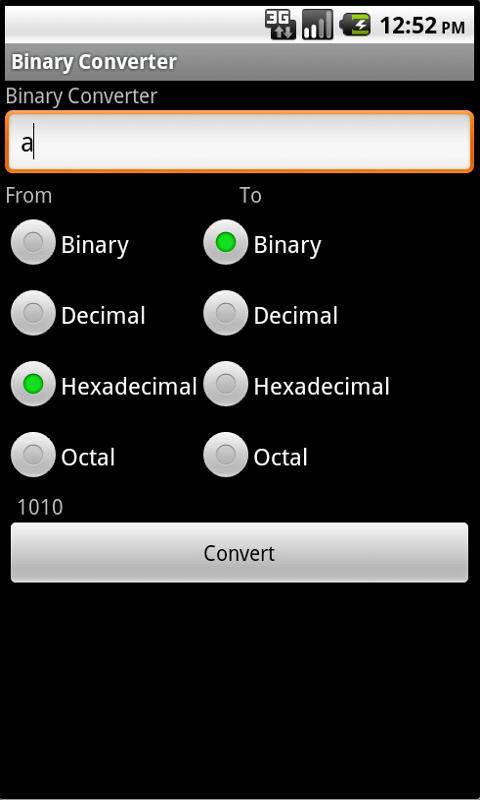 Binary Converter截图1