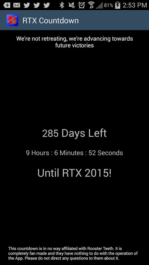 RTX Countdown截图2