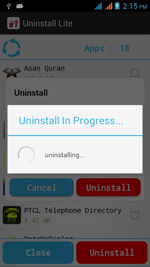 App Uninstall Lite截图2