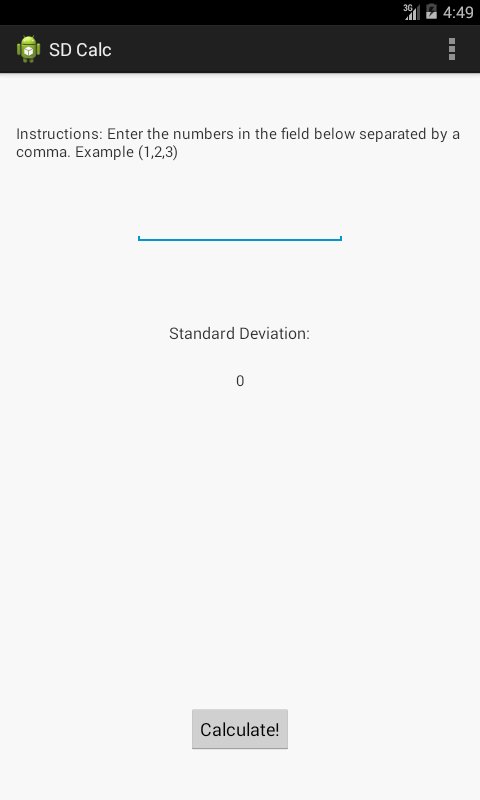 Standard Deviation Calcu...截图1