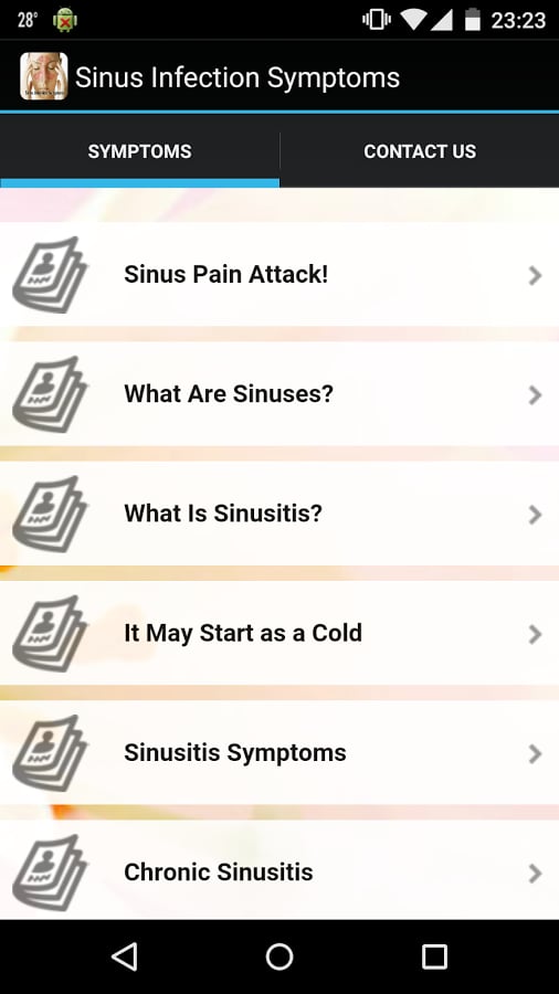 Sinus Infection Symptoms截图3