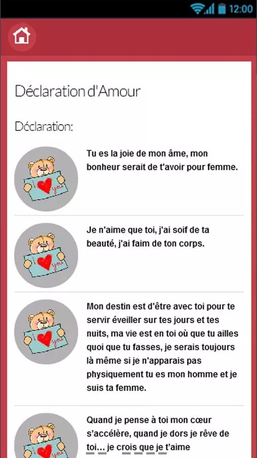 Messages d'Amour截图1