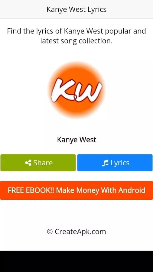 Kanye West Song Lyrics截图3