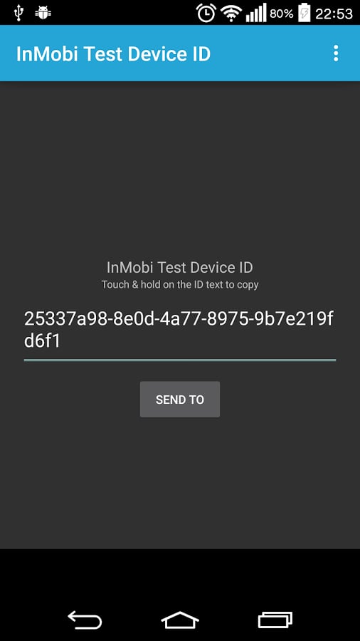 InMobi Test Device ID截图1