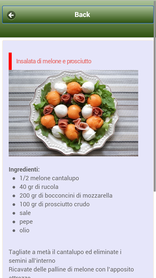 Ricette Di Insalata截图1