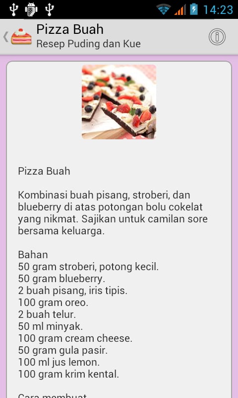 Resep Puding dan Kue截图3