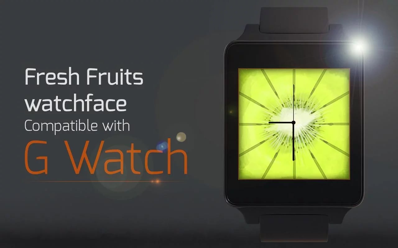 Fresh Fruits watchface截图2