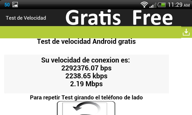 Test de Velocidad Movil ...截图8