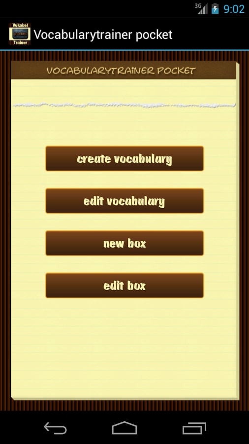 Vocabularytrainer pocket截图3