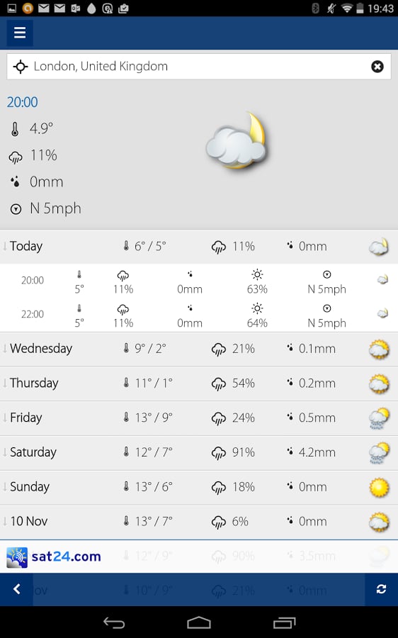 RainRadar UK &amp; Ireland截图1