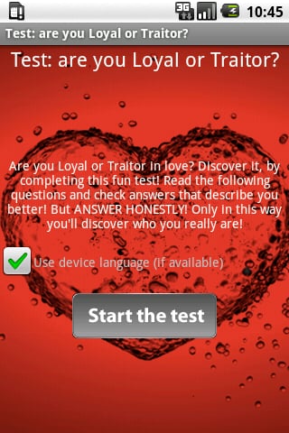 Loyal Traitor Test截图2