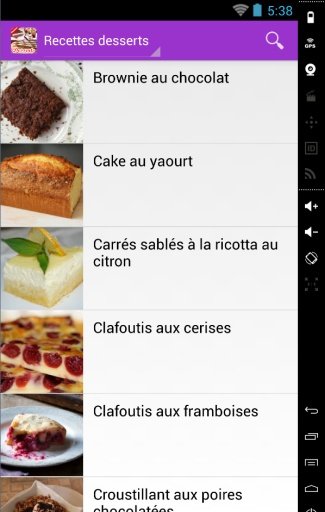 Recettes desserts截图5