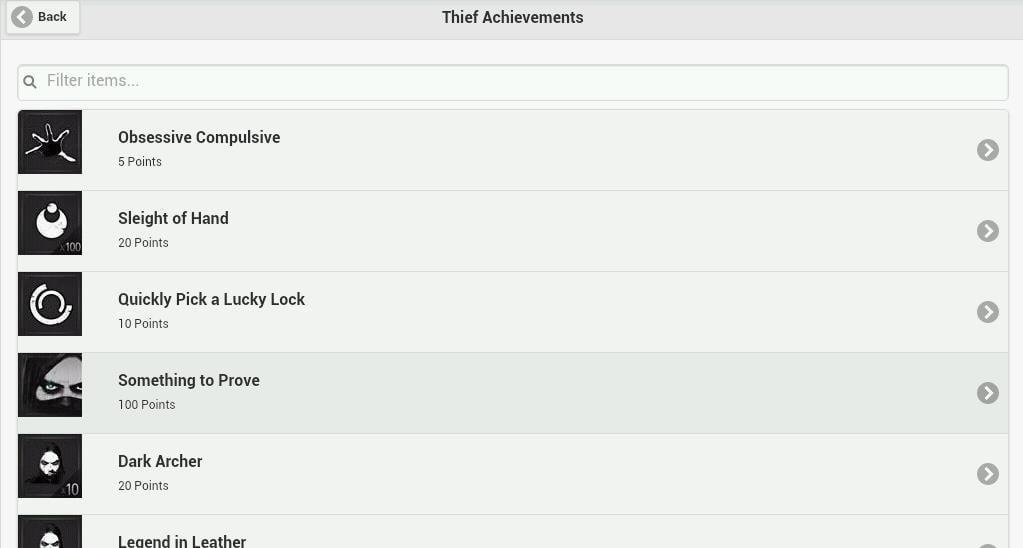 Thief Achievement截图3