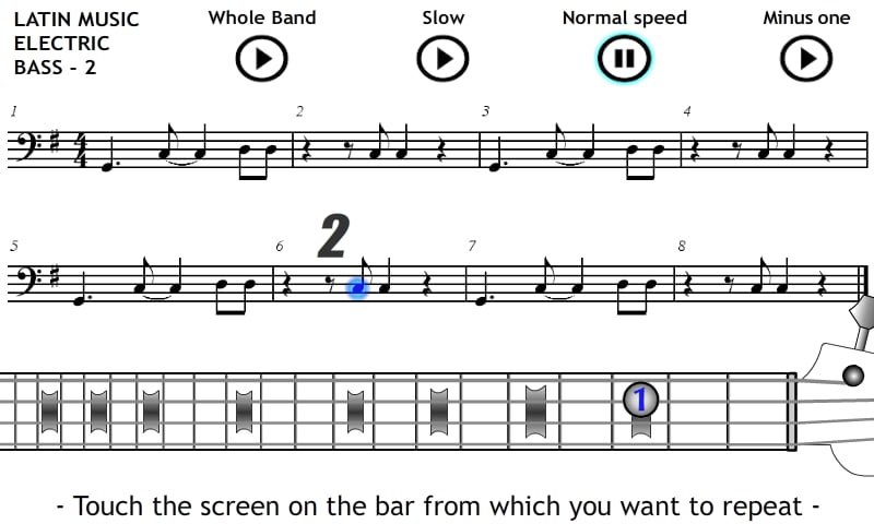 Play Electric Bass Latin...截图3