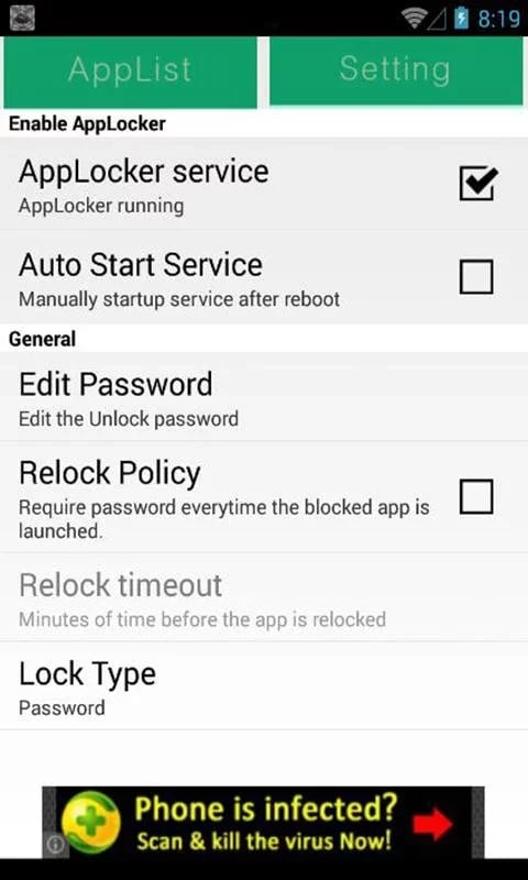 App Lock Pattern截图4