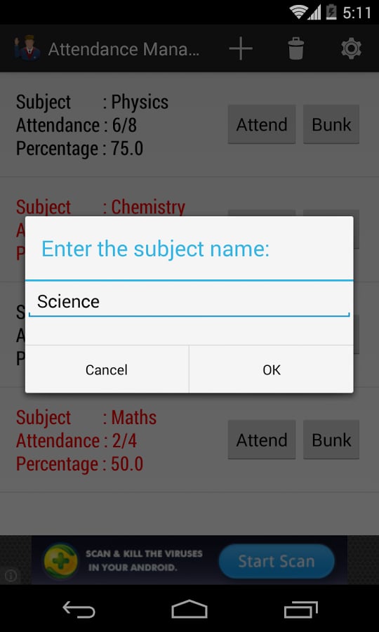 Attendance Manager截图3