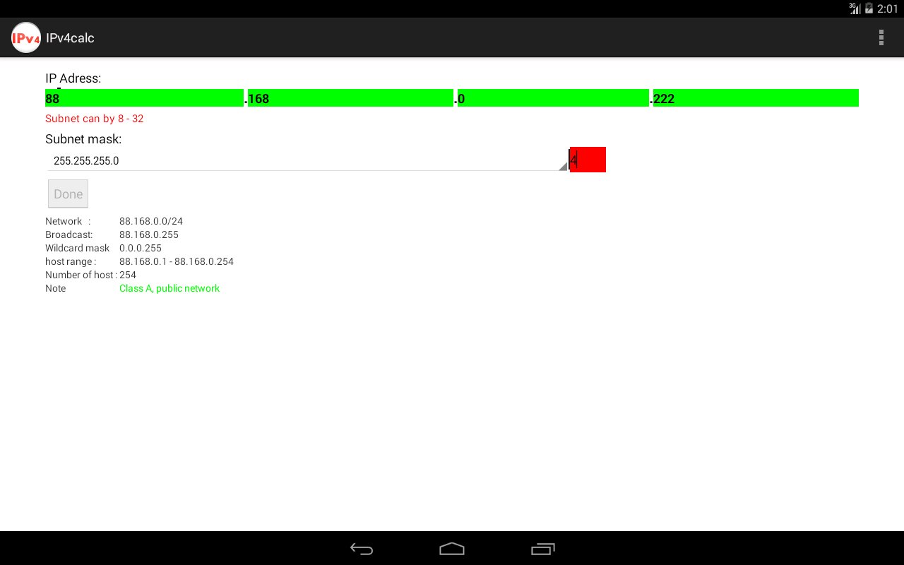 IP Kalkulator截图4