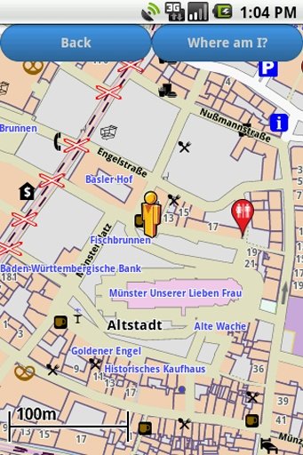 Freiburg Amenities Map截图2