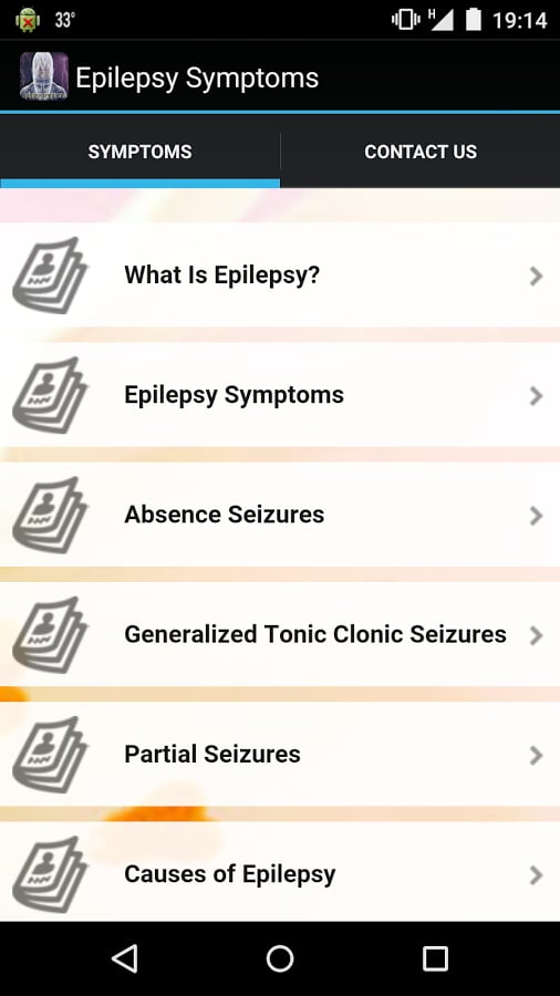 Epilepsy Symptoms截图5