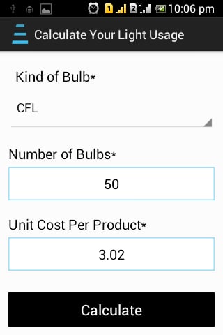 LED Energy Calculator截图1