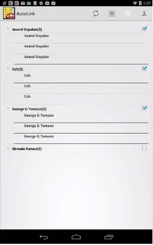 AutoLink Contacts (Free)截图2