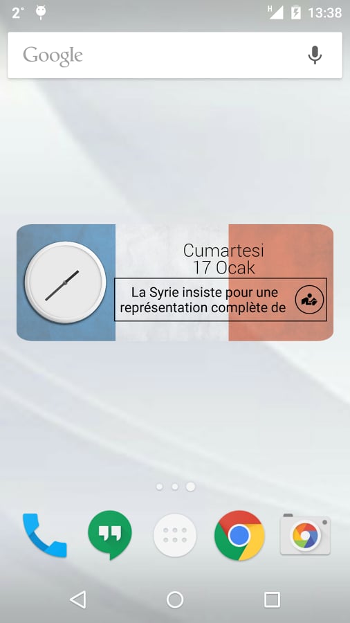 France Clock &amp; RSS Widge...截图1