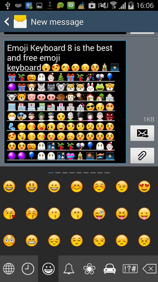 Emoji Keyboard 8 - Smart...截图1