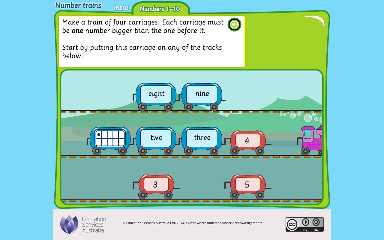 Number trains: numbers 1...截图3