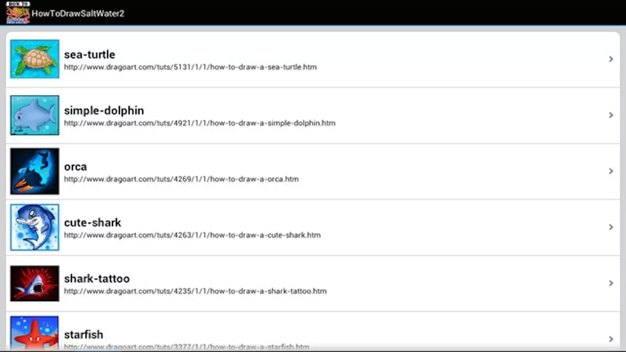 HowToDraw SaltWater2截图1