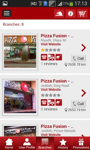 Pizza Fusion Saudi Arabia截图3