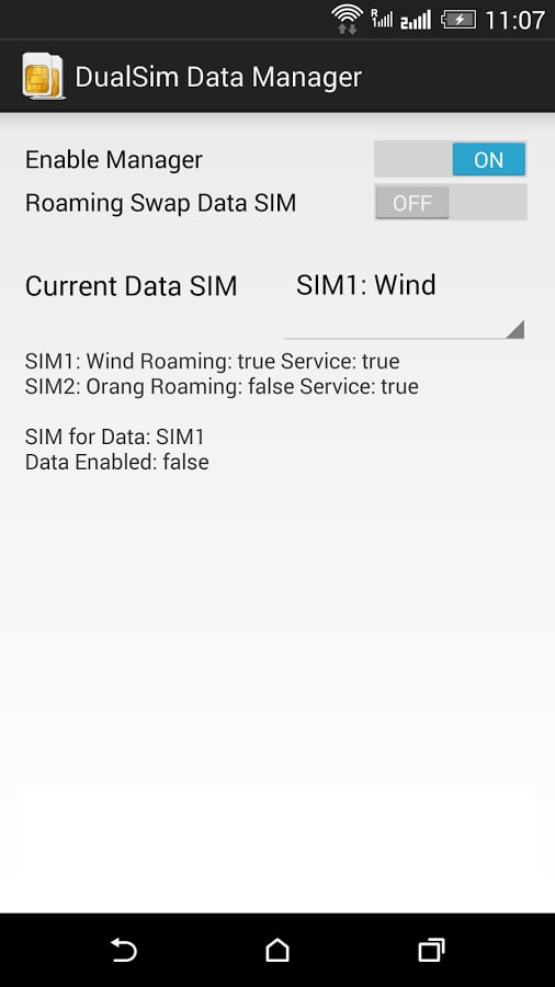 DualSim Data Manager截图1