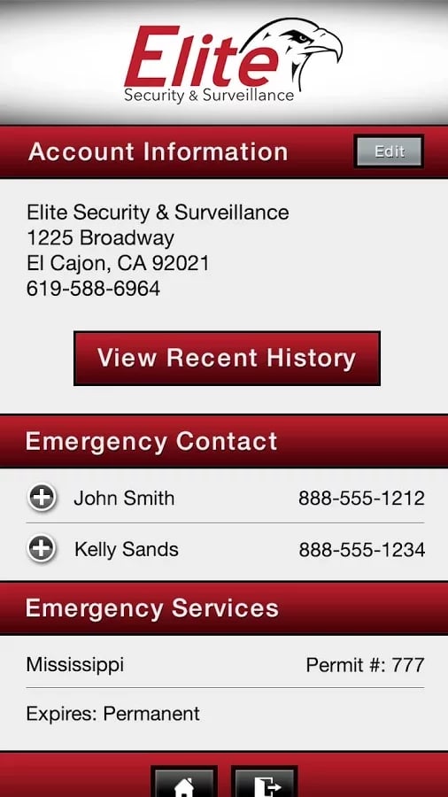 Elite Security Alarm App截图4