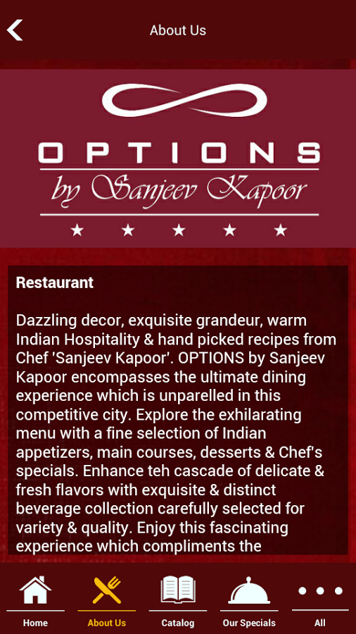 Options by Sanjeev Kapoor截图2