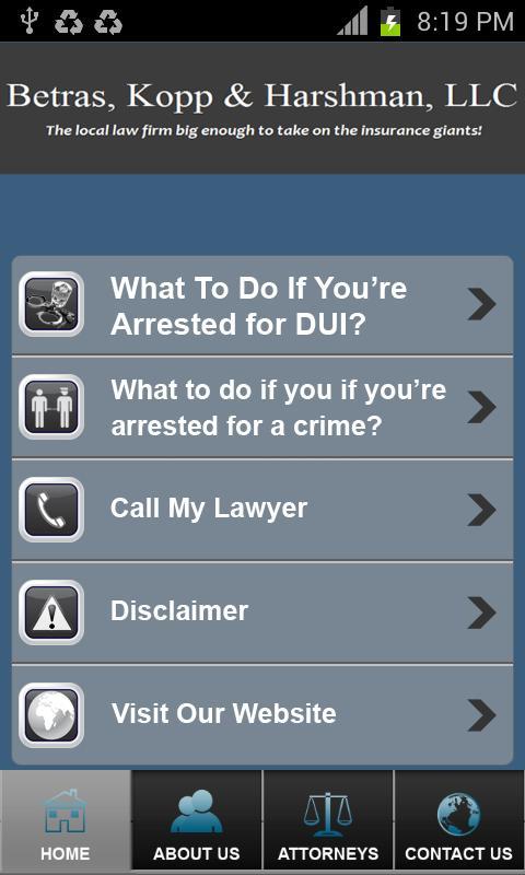 Betras Law Accident & DUI App截图3