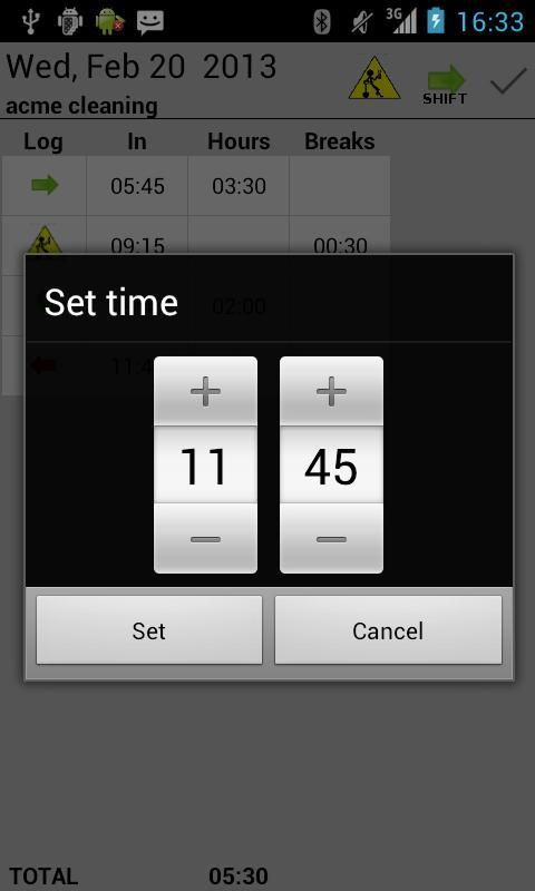 Timetracking - iClockOn截图3